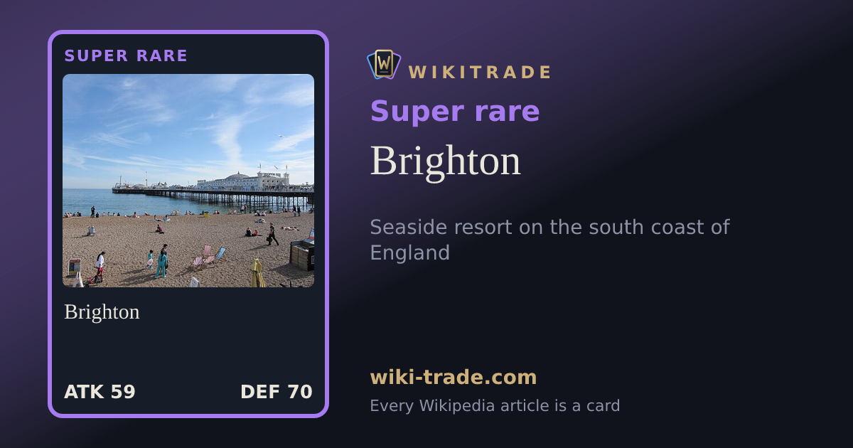 Brighton — Super rare card