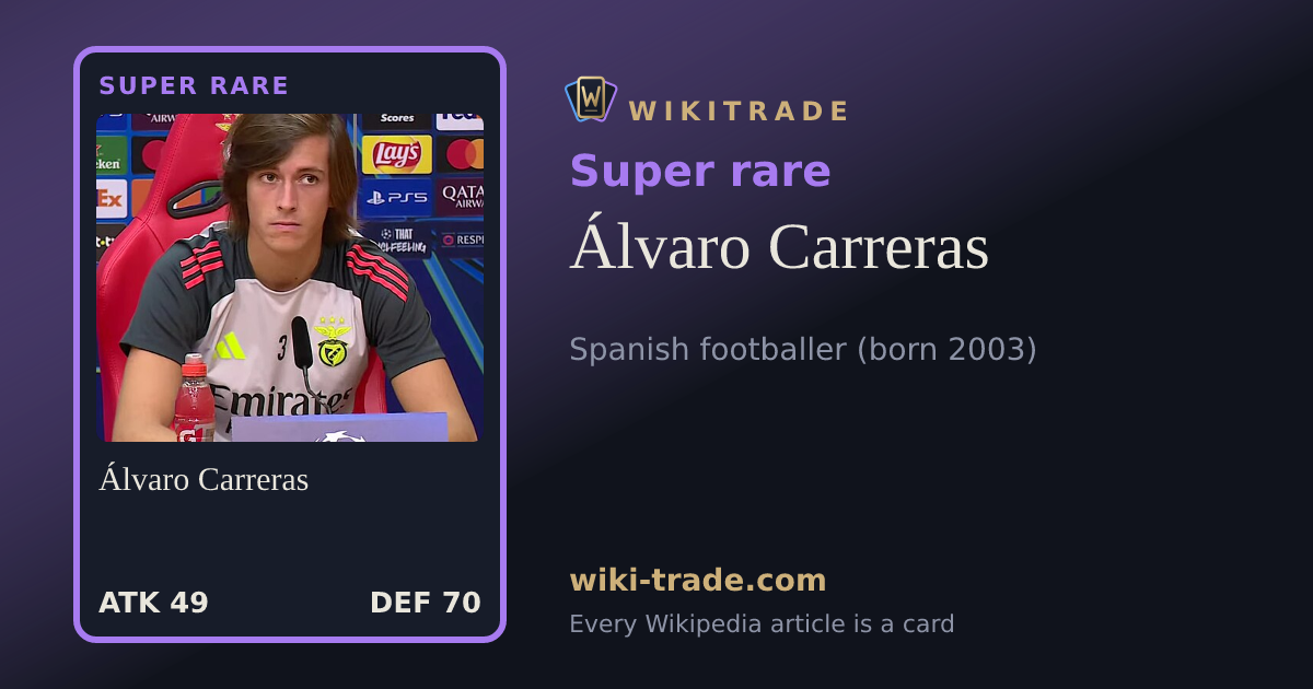 Álvaro Carreras — Super rare card