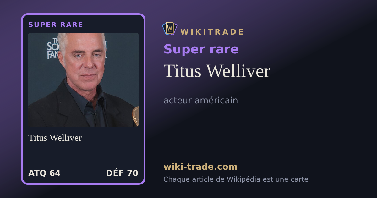Titus Welliver — carte Super rare