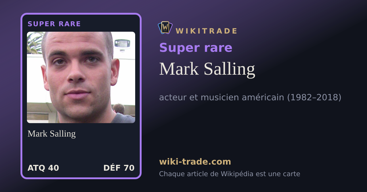 Mark Salling — carte Super rare
