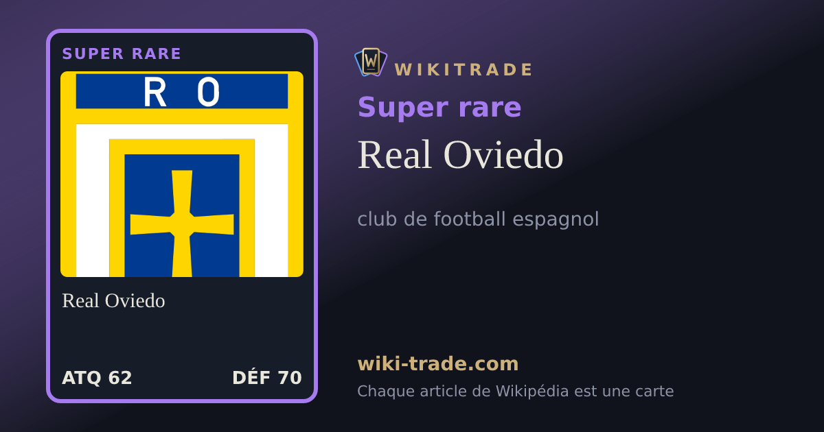 Real Oviedo — carte Super rare