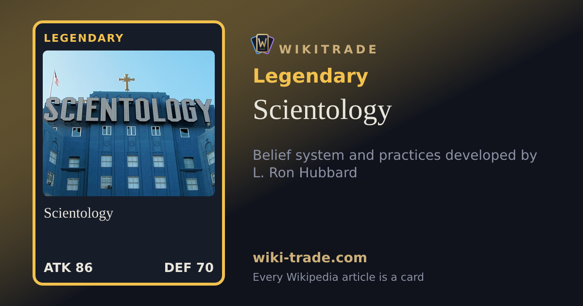 Scientology — Legendary card