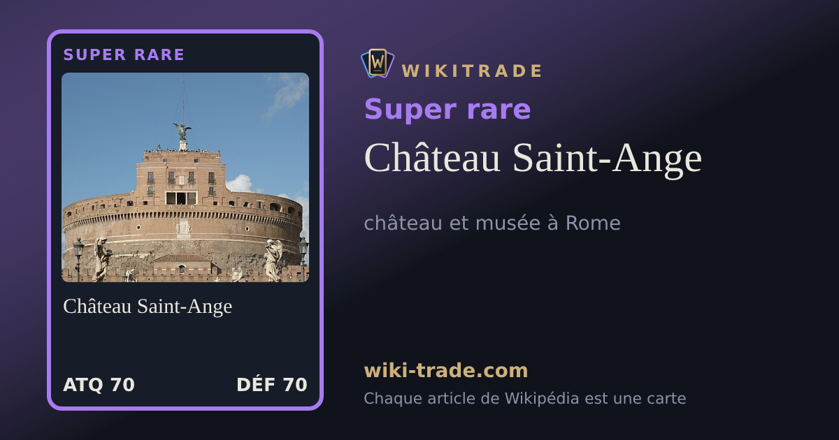 Château Saint-Ange — carte Super rare