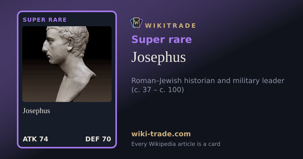 Josephus — Super rare card