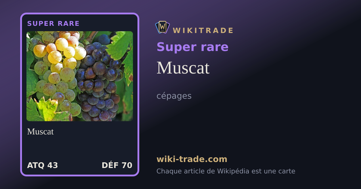 Muscat — carte Super rare