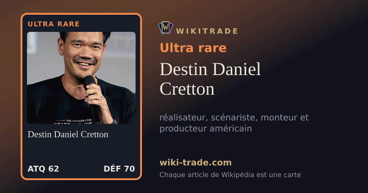 Destin Daniel Cretton — carte Ultra rare