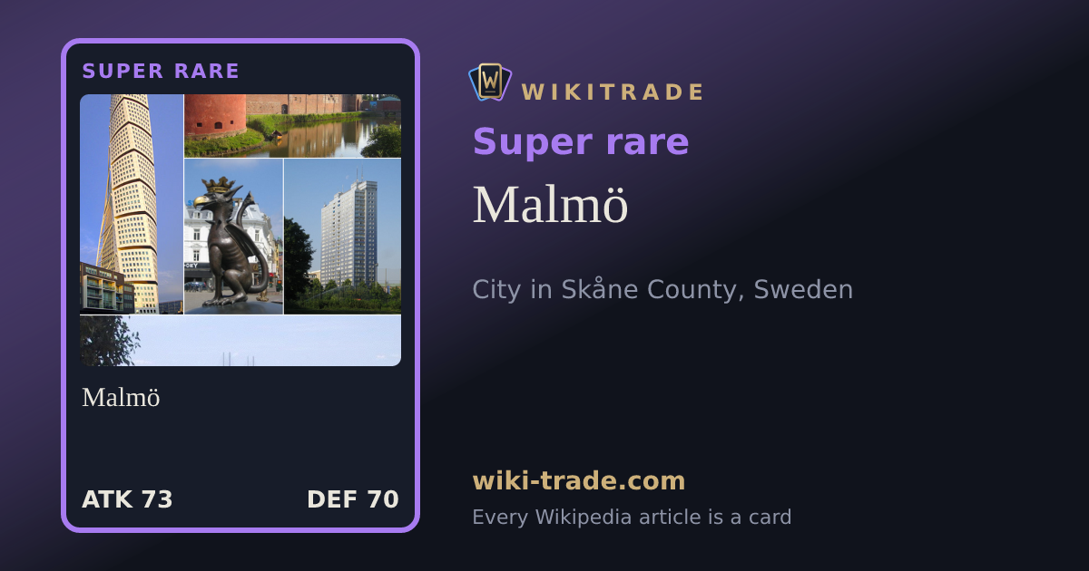Malmö — Super rare card