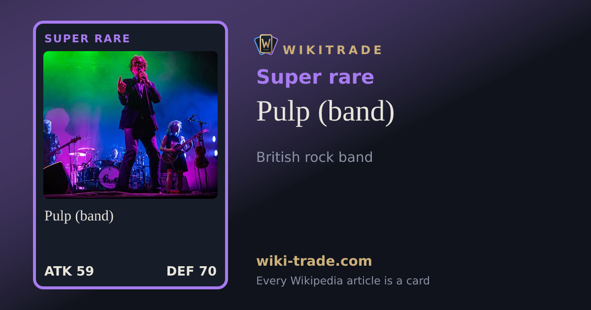 Pulp (band) — Super rare card