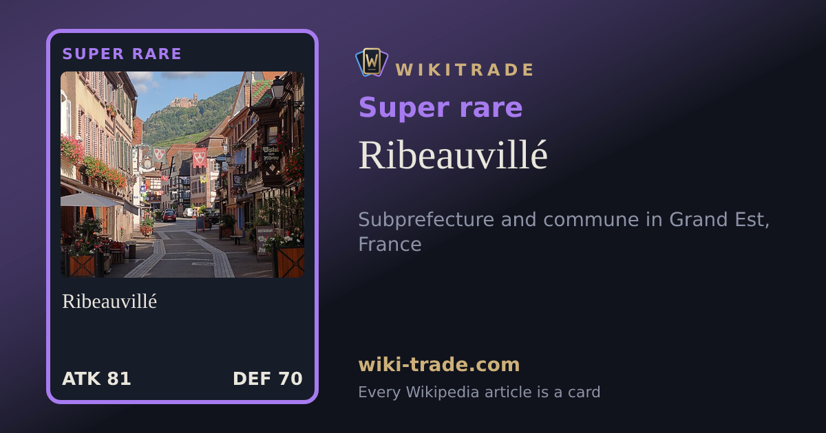 Ribeauvillé — Super rare card