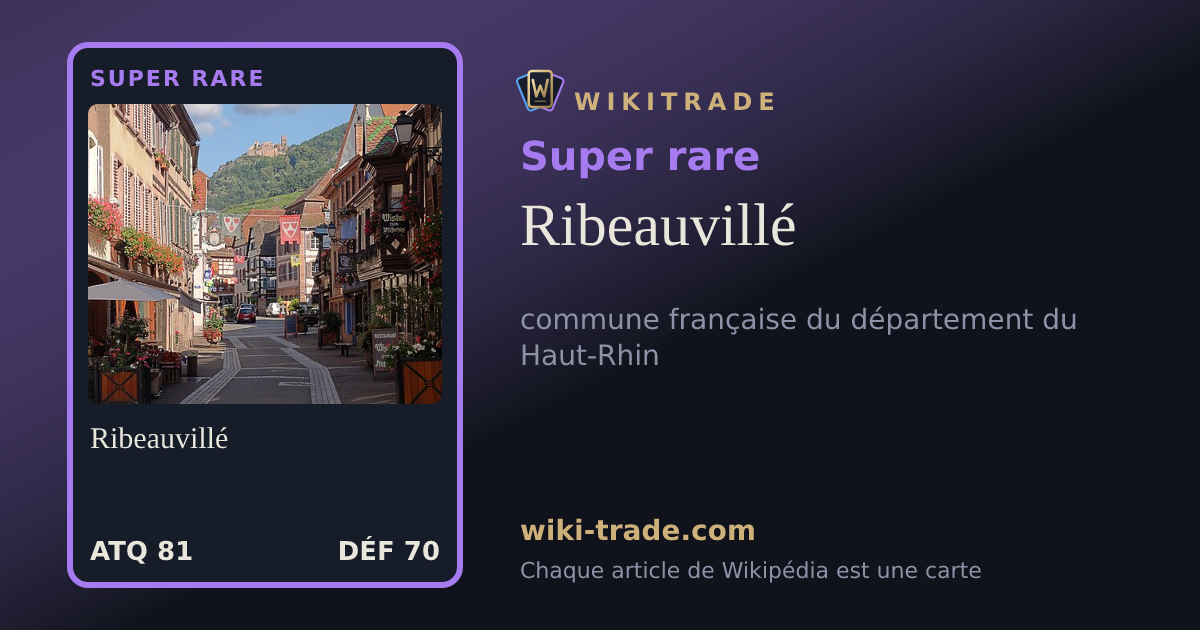Ribeauvillé — carte Super rare