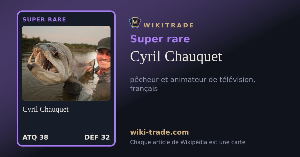Cyril Chauquet — carte Super rare