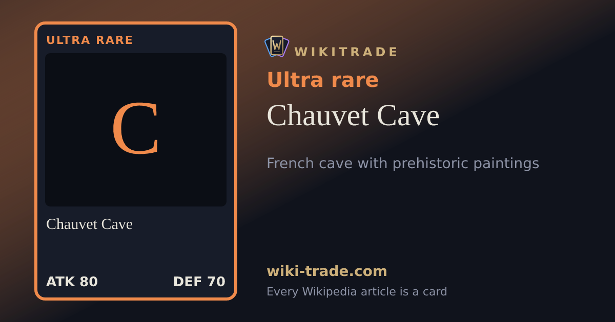 Chauvet Cave — Ultra rare card
