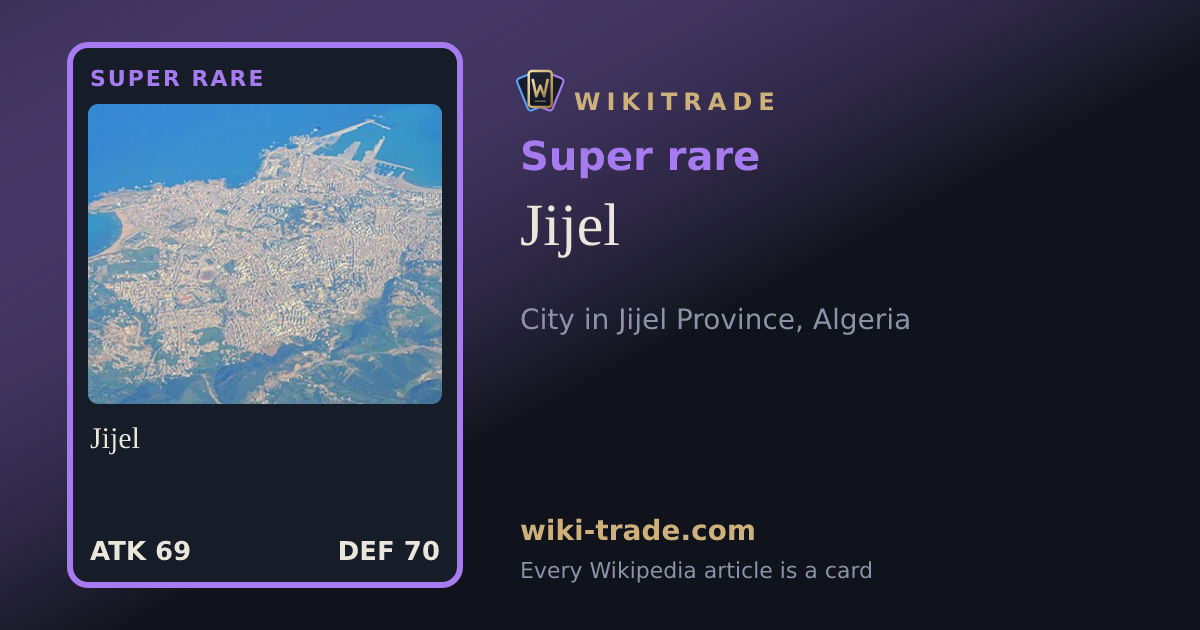 Jijel — Super rare card