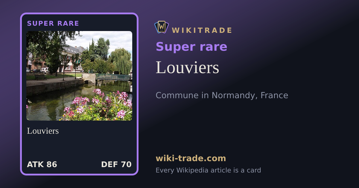 Louviers — Super rare card