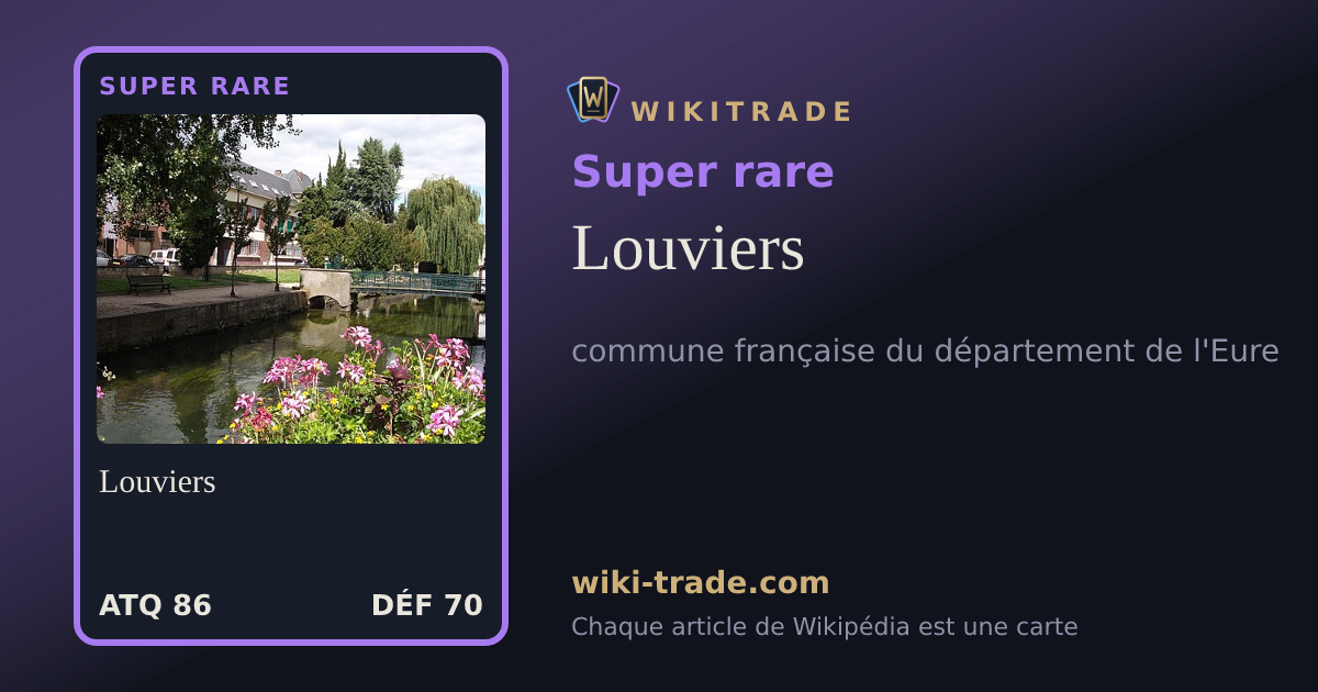Louviers — carte Super rare