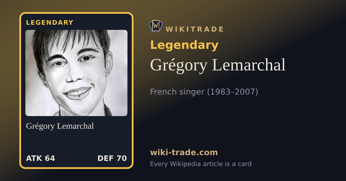 Grégory Lemarchal — Legendary card