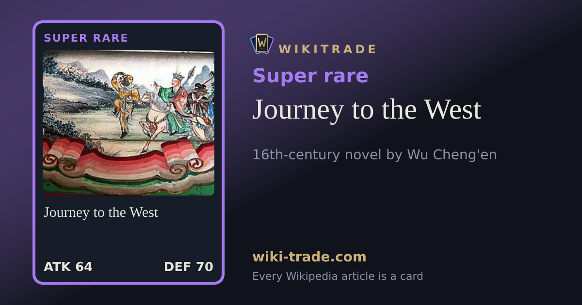 Journey to the West — Super rare card