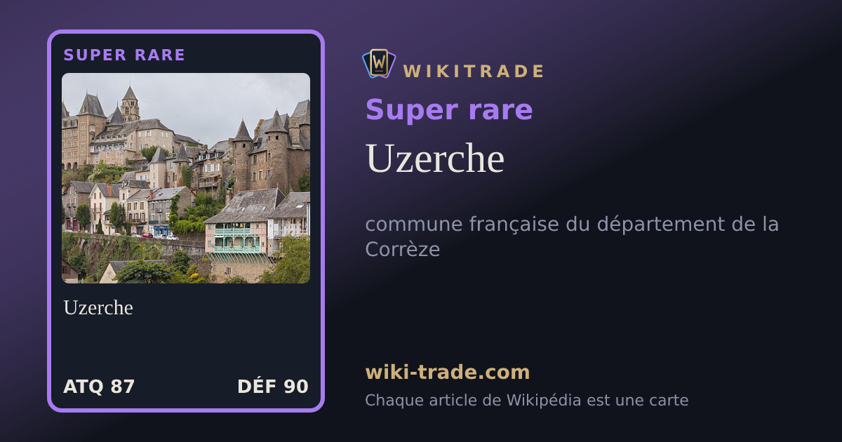 Uzerche — carte Super rare