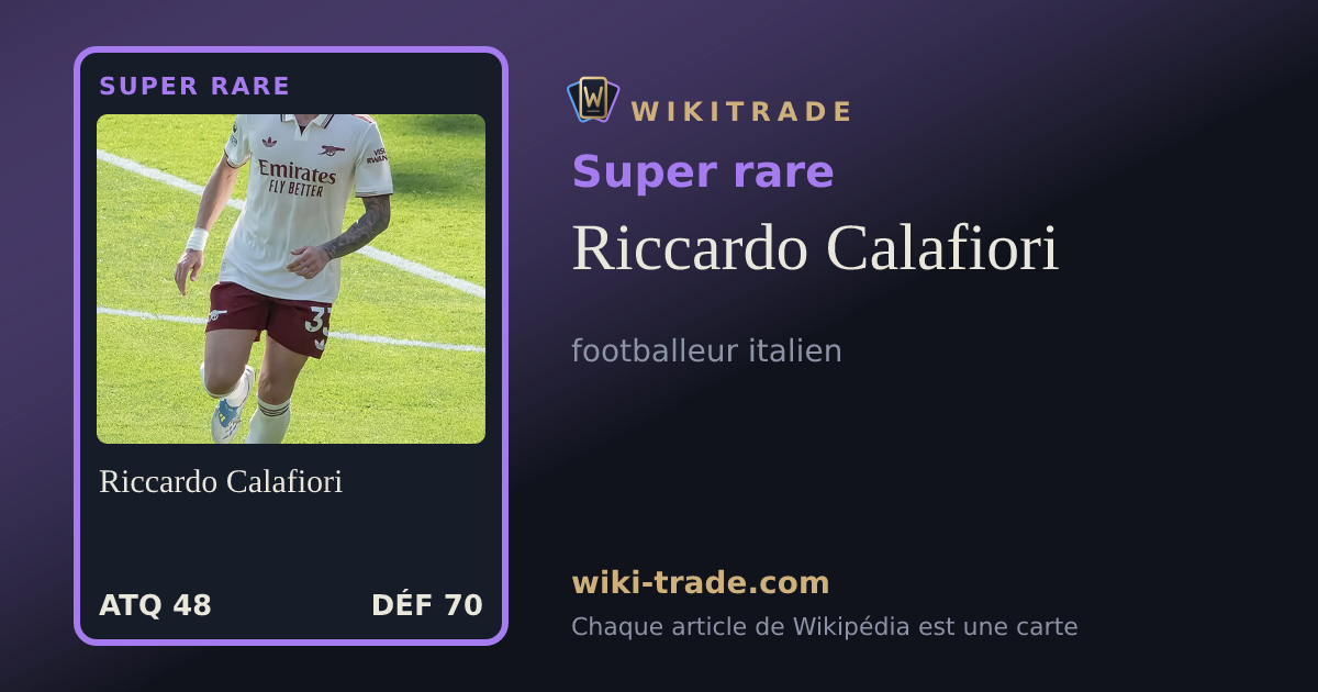 Riccardo Calafiori — carte Super rare