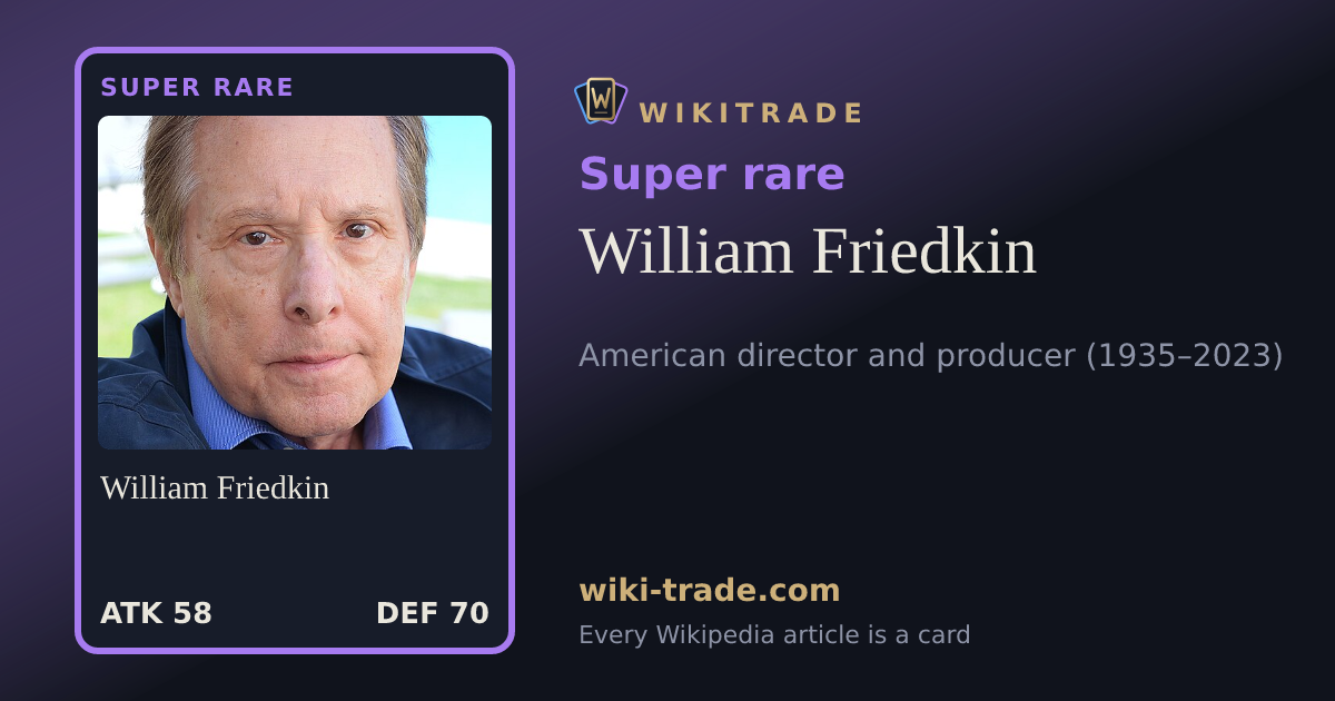 William Friedkin — Super rare card