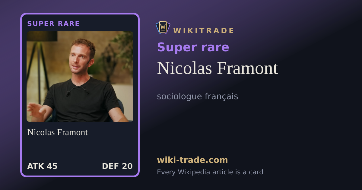 Nicolas Framont — Super rare card