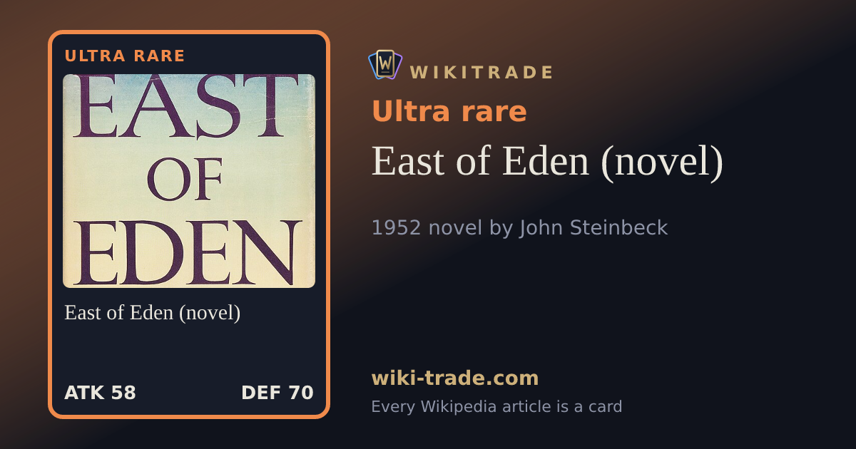 East of Eden (novel) — Ultra rare card