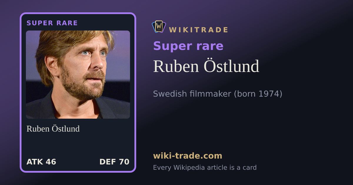 Ruben Östlund — Super rare card