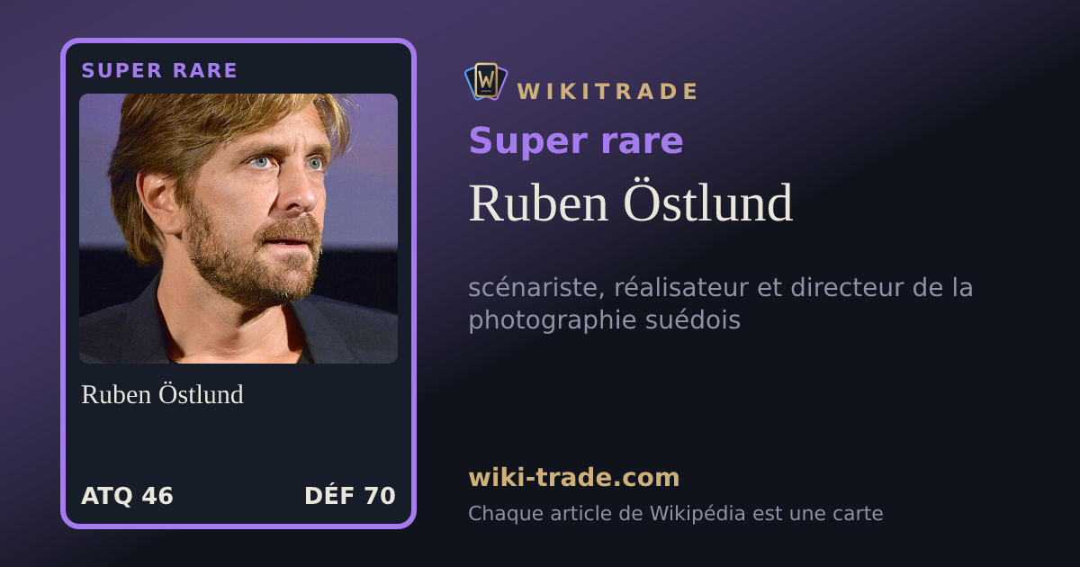 Ruben Östlund — carte Super rare