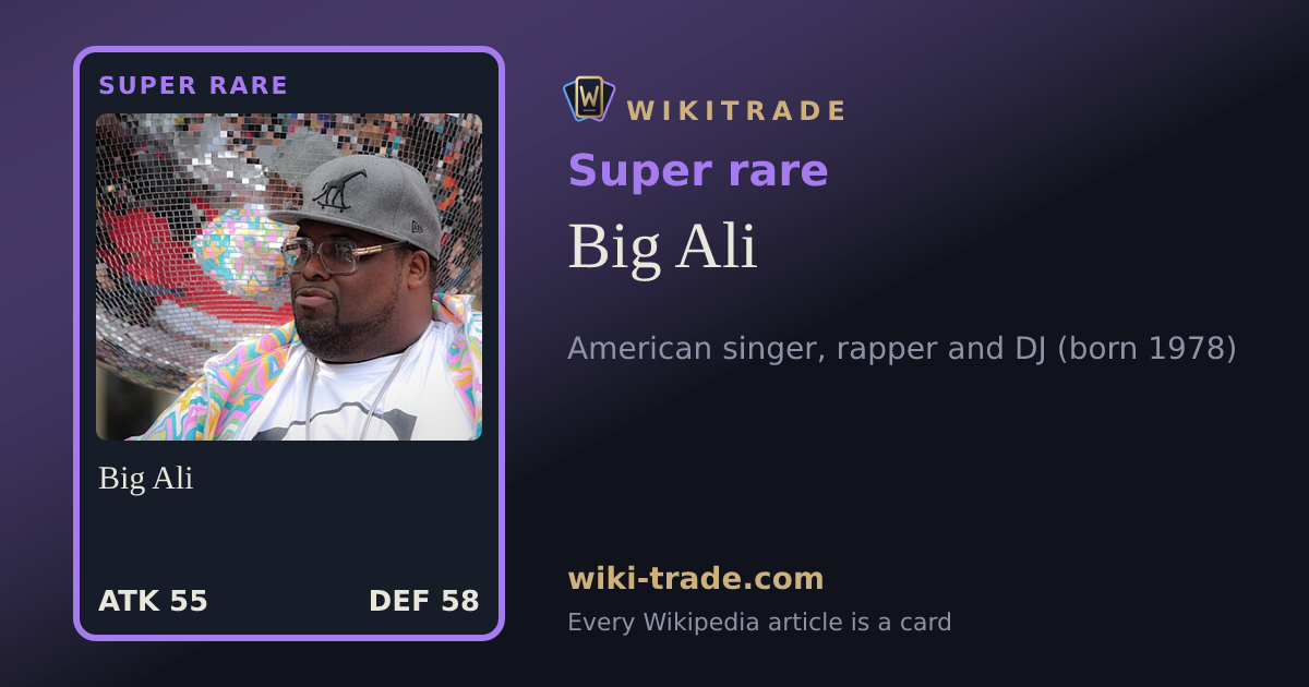 Big Ali — Super rare card