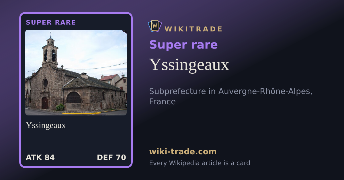Yssingeaux — Super rare card