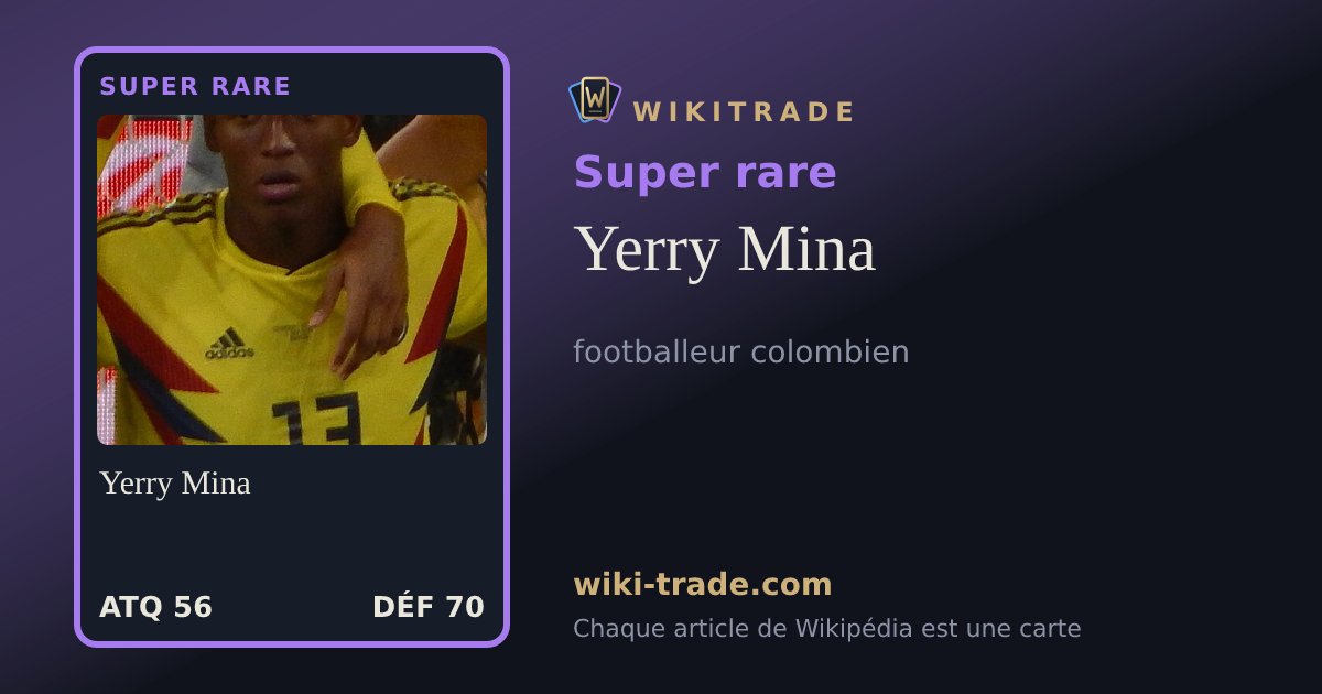Yerry Mina — carte Super rare