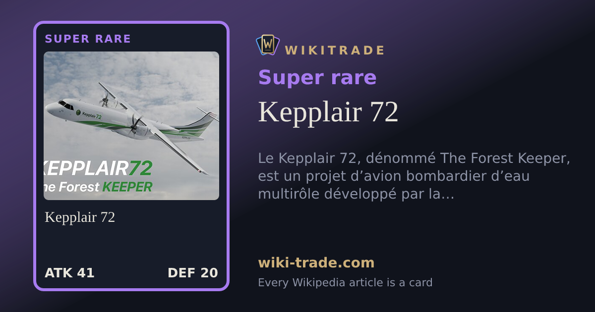 Kepplair 72 — Super rare card