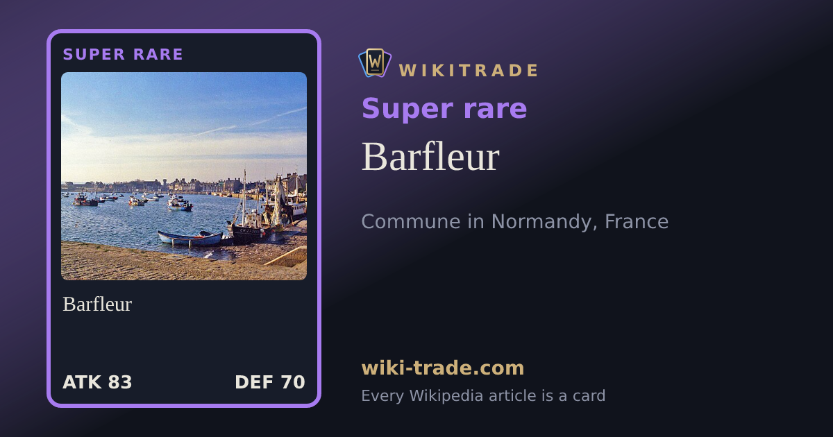 Barfleur — Super rare card