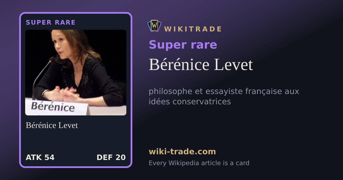 Bérénice Levet — Super rare card