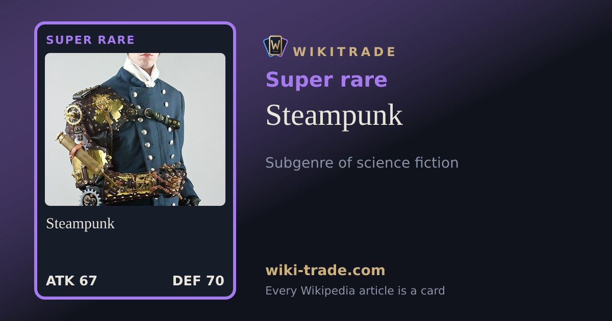 Steampunk — Super rare card