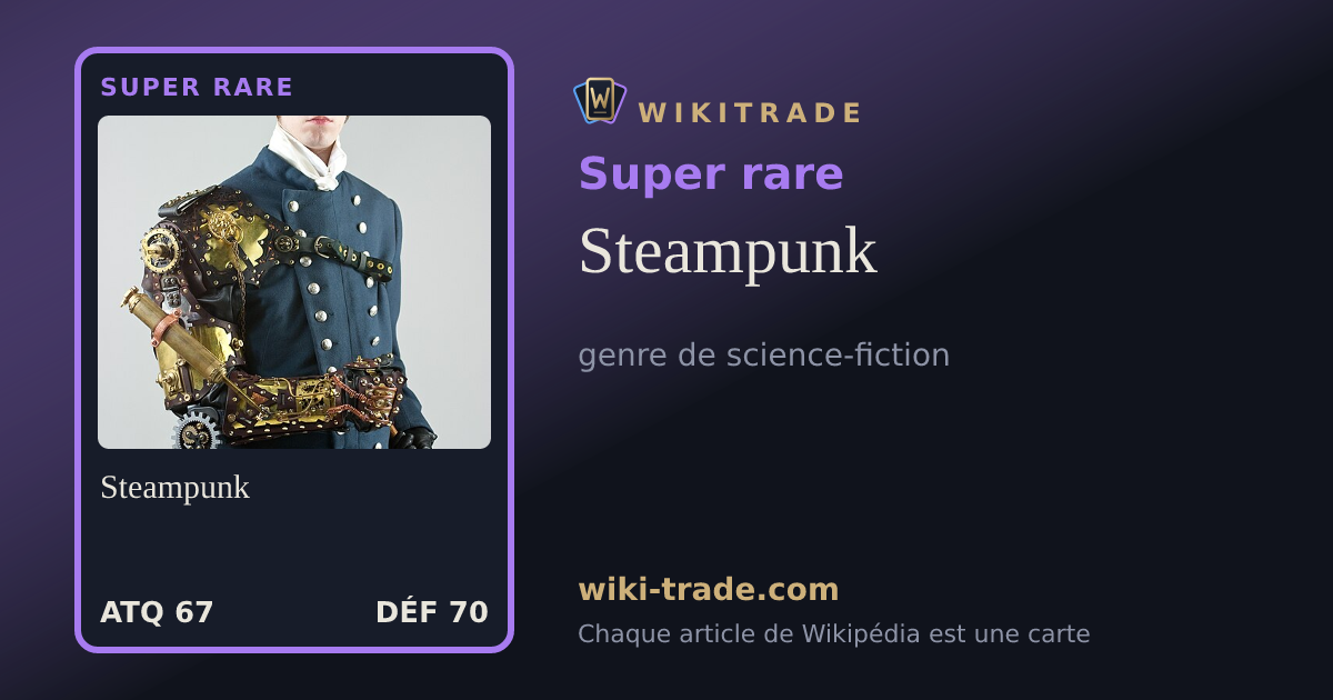 Steampunk — carte Super rare