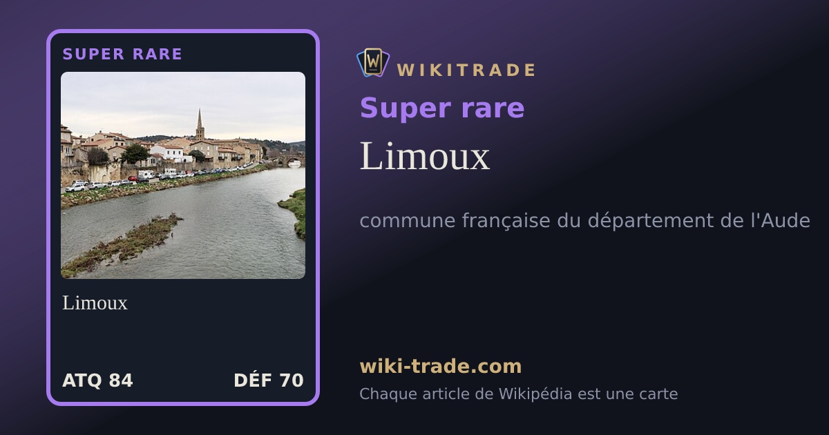 Limoux — carte Super rare