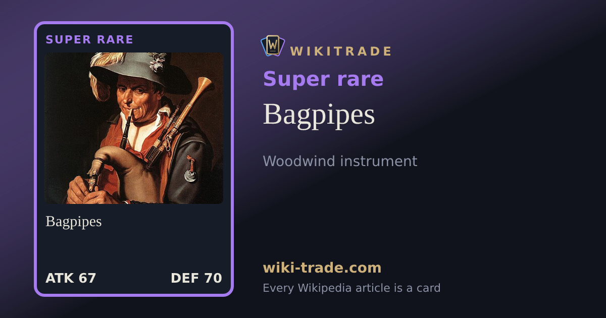 Bagpipes — Super rare card