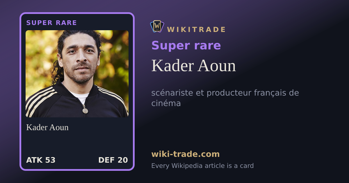 Kader Aoun — Super rare card