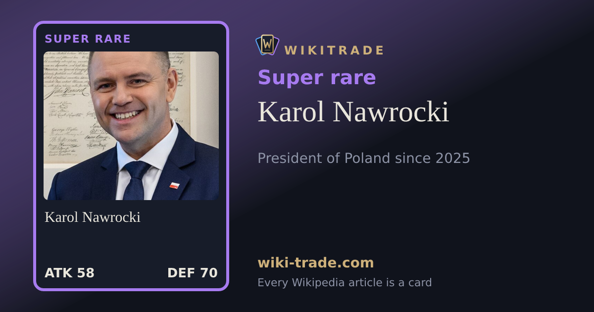 Karol Nawrocki — Super rare card
