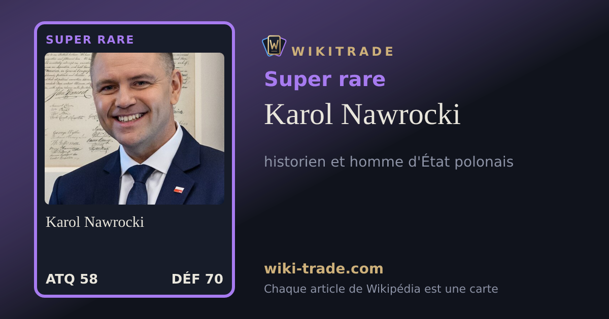 Karol Nawrocki — carte Super rare