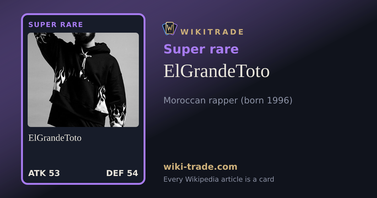 ElGrandeToto — Super rare card