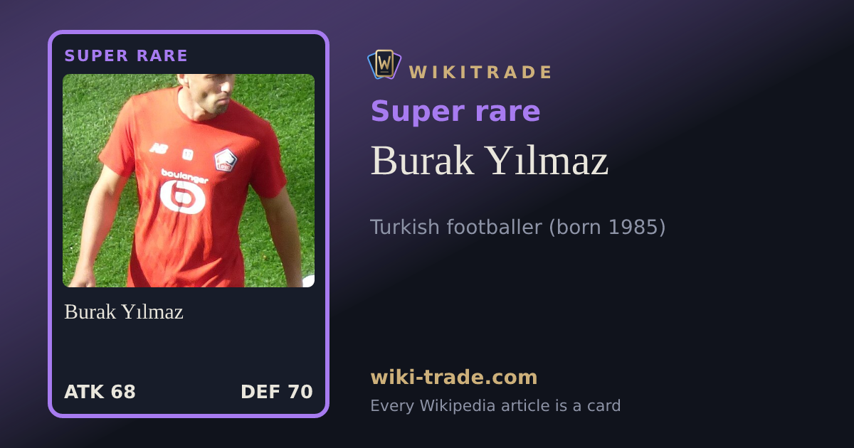 Burak Yılmaz — Super rare card