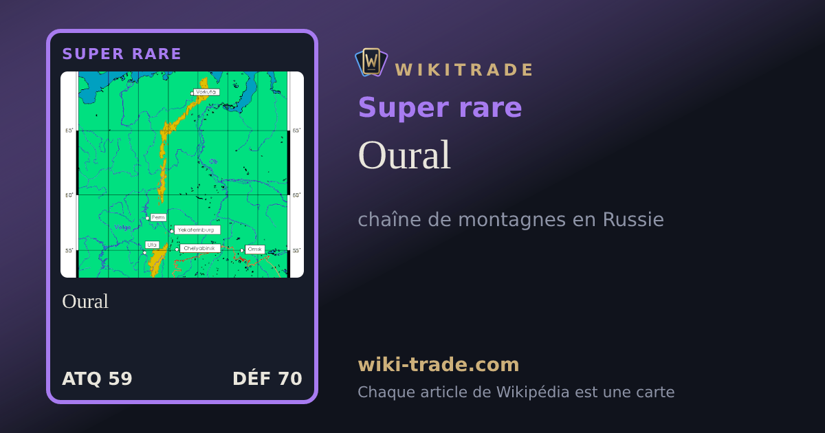Oural — carte Super rare