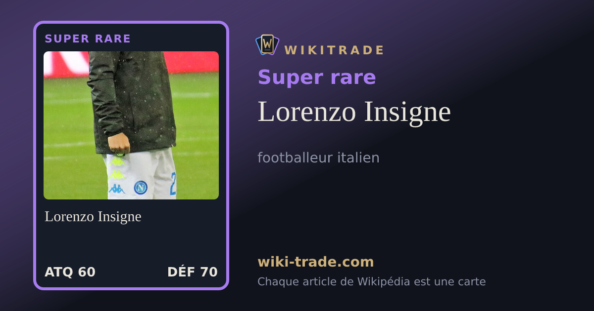 Lorenzo Insigne — carte Super rare