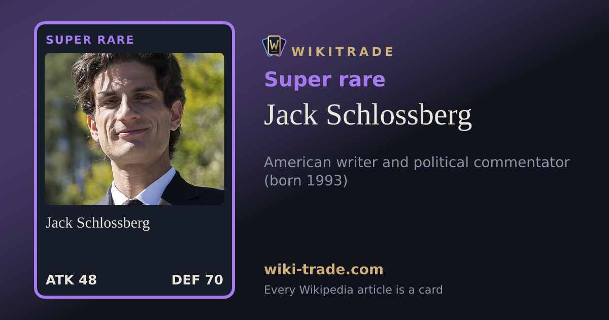 Jack Schlossberg — Super rare card