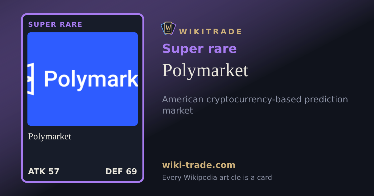 Polymarket — Super rare card