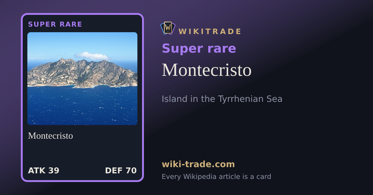 Montecristo — Super rare card