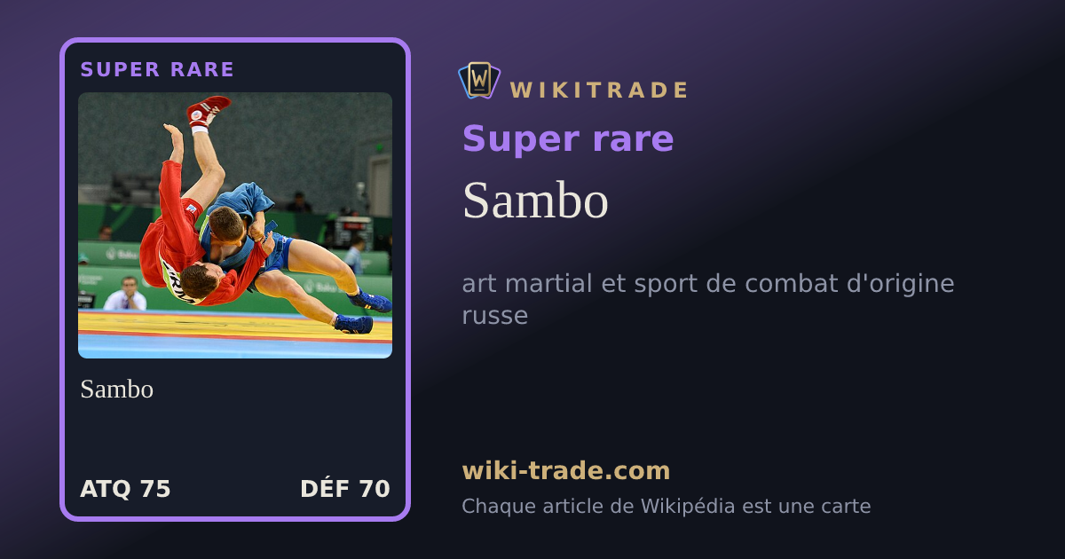 Sambo — carte Super rare