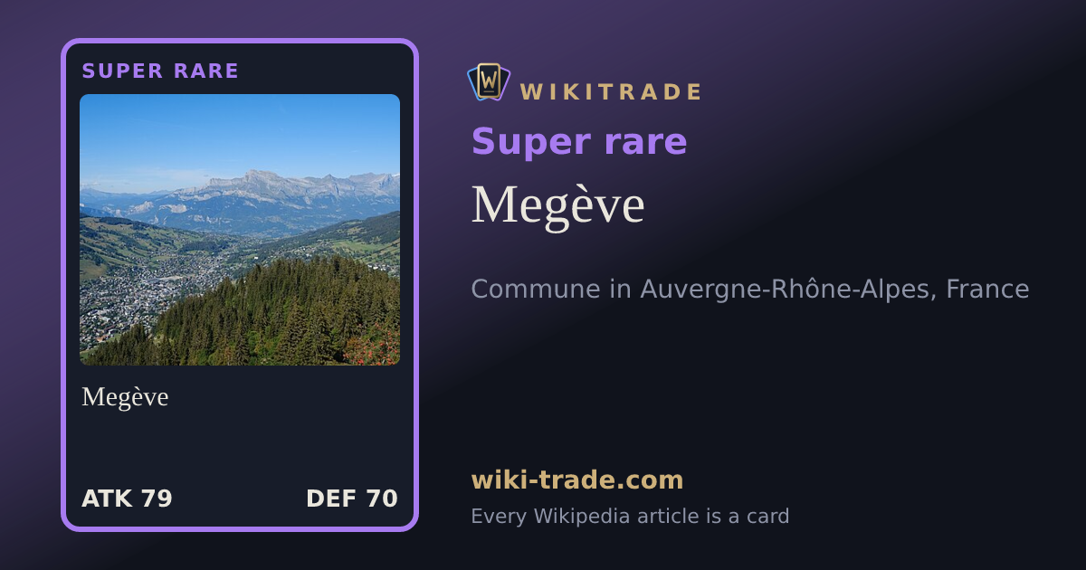Megève — Super rare card